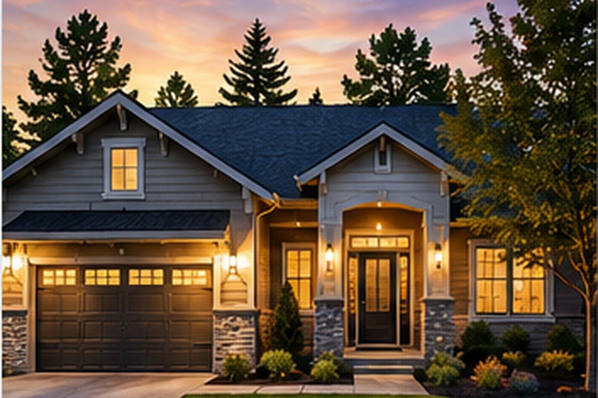 Well-presented Sacramento-area home at twilight